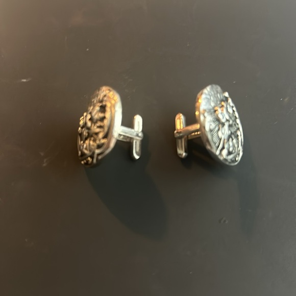 Metal Cufflinks Marching Army - Picture 2 of 4